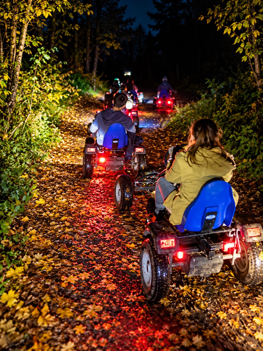 Winter-Abenteuer mit Stirnlampe im Oberwald